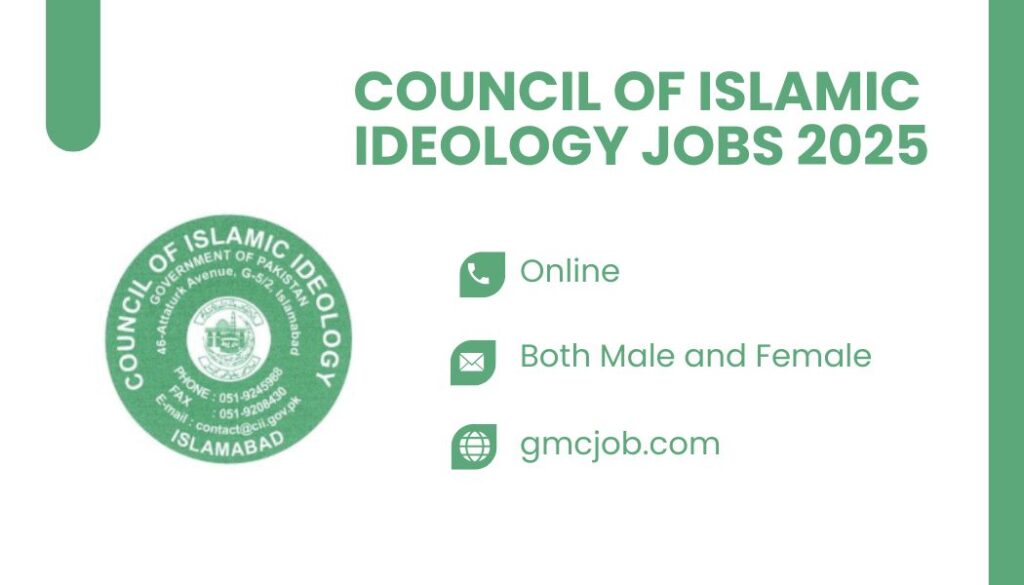Council of Islamic Ideology Jobs 2025