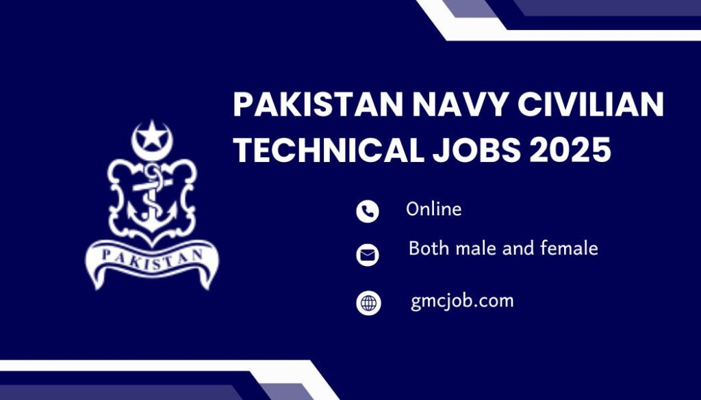 Pakistan Navy Civilian Technical Jobs 2025