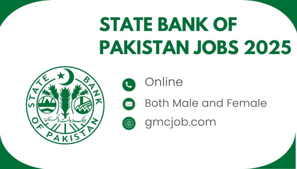 State Bank of Pakistan Jobs 2025