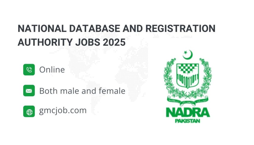 National Database and Registration Authority Jobs 2025