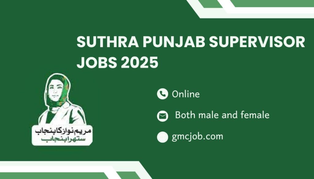 Suthra Punjab Supervisor Jobs 2025